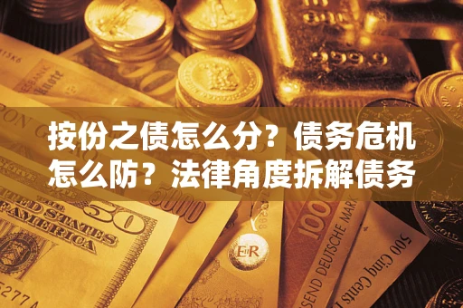 武汉按份之债怎么分？债务危机怎么防？法律角度拆解债务分配与风险自保指南