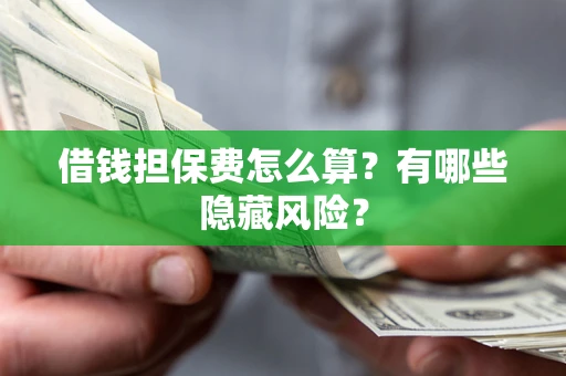 武汉借钱担保费怎么算？有哪些隐藏风险？