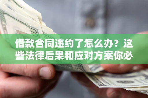 武汉借款合同违约了怎么办？这些法律后果和应对方案你必须知道