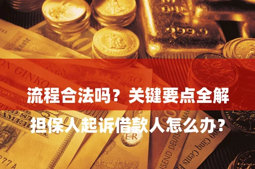武汉

担保人起诉借款人怎么办？流程合法吗？关键要点全解析
