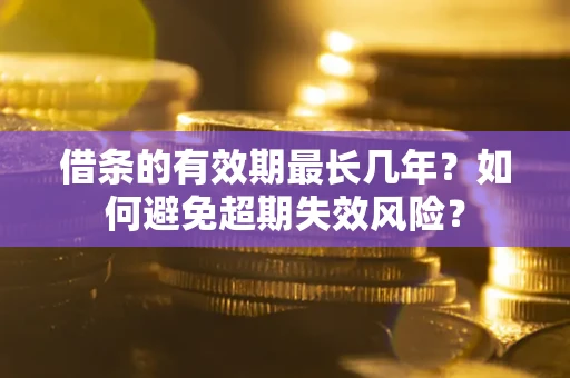 武汉借条的有效期最长几年？如何避免超期失效风险？