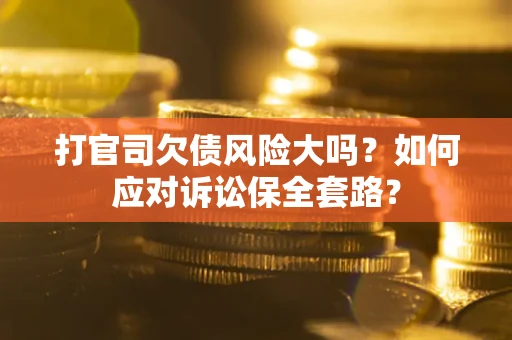 武汉打官司欠债风险大吗？如何应对诉讼保全套路？